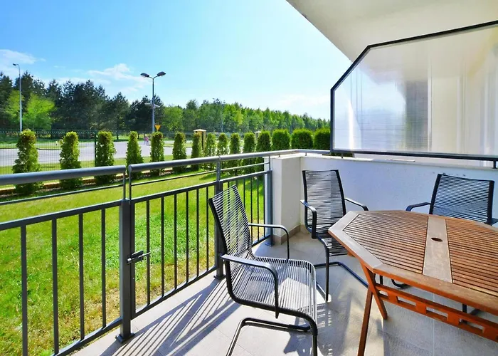 Lägenhet Comfortable Apartment, Ground Floor, Balcony Grzybowo (West Pomeranian)